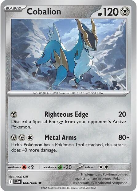 Cobalion (066/086) [Scarlet & Violet: Black Bolt] | L.A. Mood Comics and Games