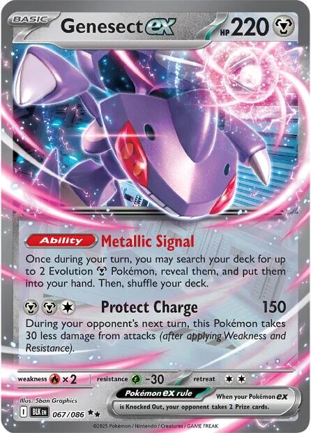 Genesect ex (067/086) [Scarlet & Violet: Black Bolt] | L.A. Mood Comics and Games