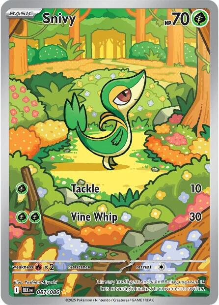 Snivy (087/086) [Scarlet & Violet: Black Bolt] | L.A. Mood Comics and Games