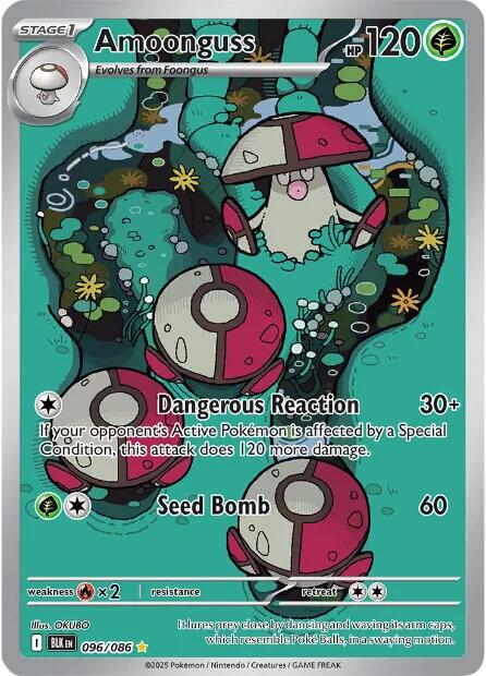 Amoonguss (096/086) [Scarlet & Violet: Black Bolt] | L.A. Mood Comics and Games