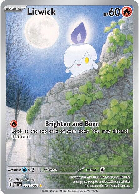 Litwick (101/086) [Scarlet & Violet: White Flare] | L.A. Mood Comics and Games
