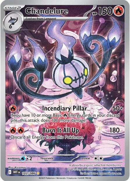 Chandelure (103/086) [Scarlet & Violet: White Flare] | L.A. Mood Comics and Games