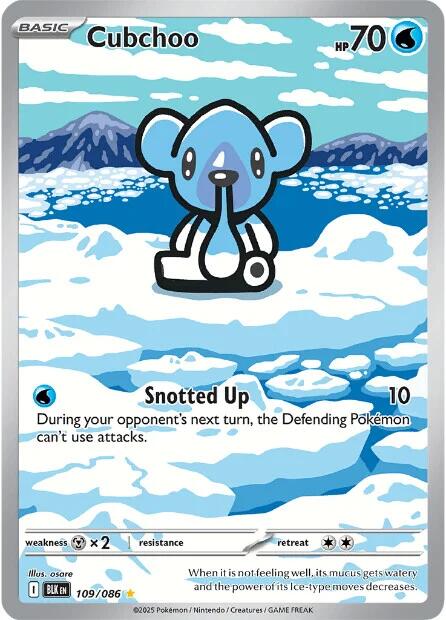 Cubchoo (109/086) [Scarlet & Violet: Black Bolt] | L.A. Mood Comics and Games
