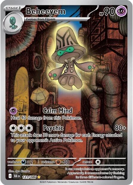 Beheeyem (121/086) [Scarlet & Violet: Black Bolt] | L.A. Mood Comics and Games