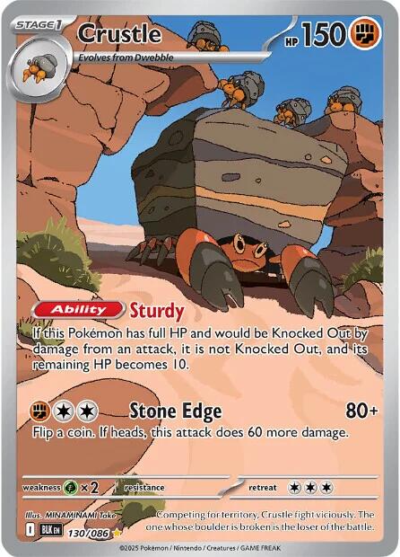 Crustle (130/086) [Scarlet & Violet: Black Bolt] | L.A. Mood Comics and Games