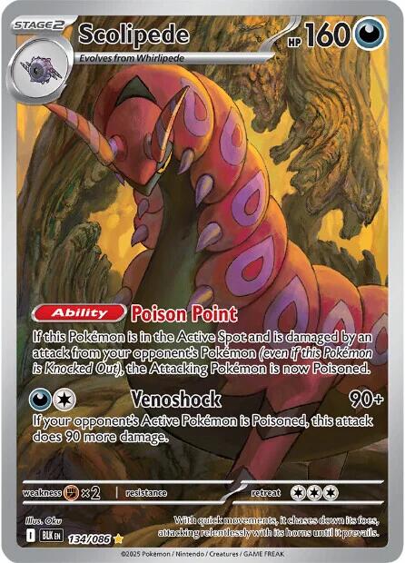 Scolipede (134/086) [Scarlet & Violet: Black Bolt] | L.A. Mood Comics and Games