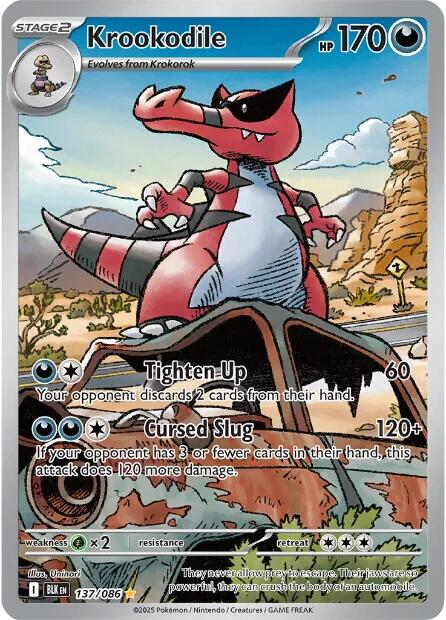 Krookodile (137/086) [Scarlet & Violet: Black Bolt] | L.A. Mood Comics and Games