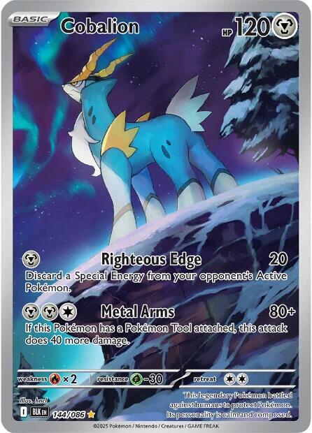 Cobalion (144/086) [Scarlet & Violet: Black Bolt] | L.A. Mood Comics and Games