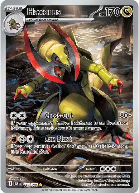 Haxorus (147/086) [Scarlet & Violet: Black Bolt] | L.A. Mood Comics and Games