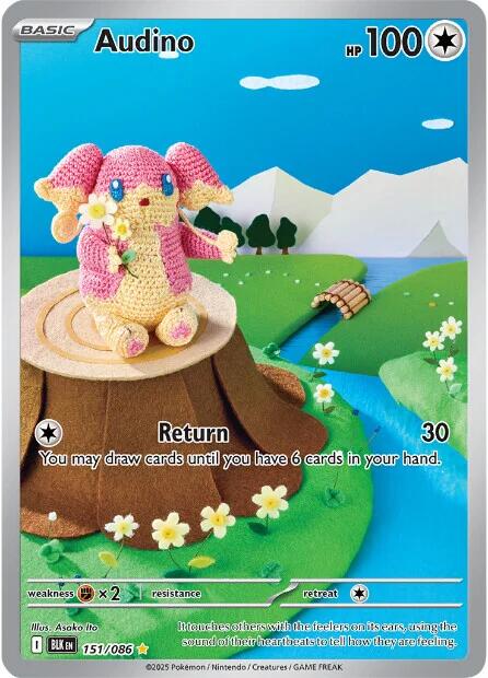 Audino (151/086) [Scarlet & Violet: Black Bolt] | L.A. Mood Comics and Games