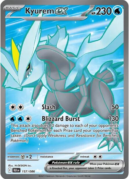 Kyurem ex (157/086) [Scarlet & Violet: Black Bolt] | L.A. Mood Comics and Games