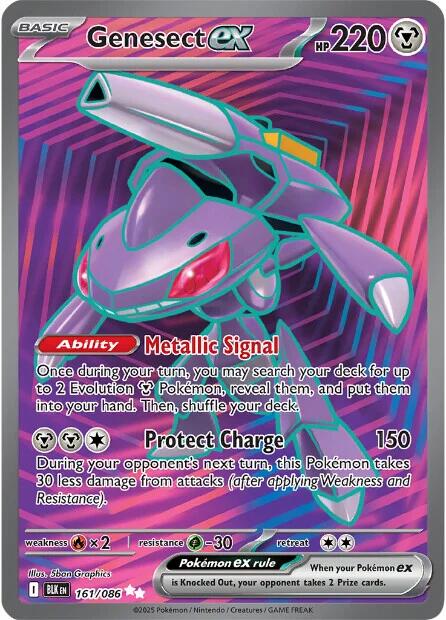 Genesect ex (161/086) [Scarlet & Violet: Black Bolt] | L.A. Mood Comics and Games