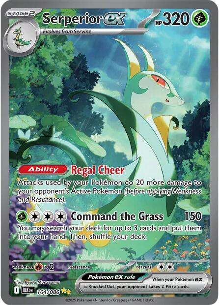 Serperior ex (164/086) [Scarlet & Violet: Black Bolt] | L.A. Mood Comics and Games