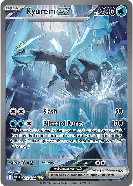 Kyurem ex (165/086) [Scarlet & Violet: Black Bolt] | L.A. Mood Comics and Games