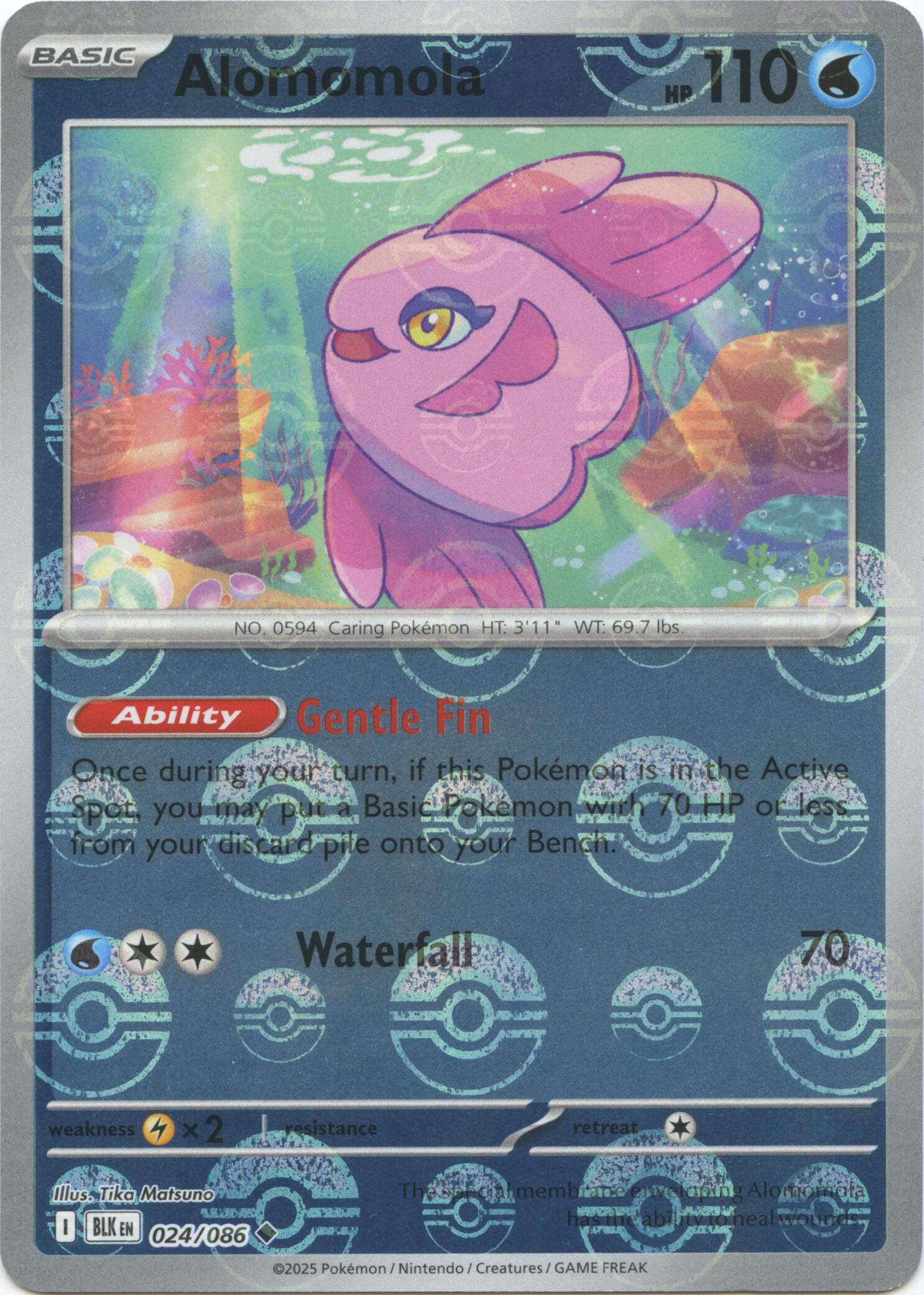 Alomomola (024/086) (Poke Ball Pattern) [Scarlet & Violet: Black Bolt] | L.A. Mood Comics and Games