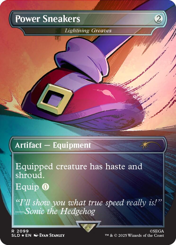 Power Sneakers - Lightning Greaves (Rainbow Foil) [Secret Lair Drop Series] | L.A. Mood Comics and Games