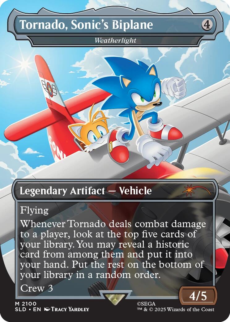 Tornado, Sonic's Biplane - Weatherlight [Secret Lair Drop Series] | L.A. Mood Comics and Games