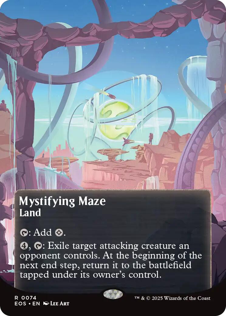 Mystifying Maze (0074) (Borderless) [Edge of Eternities: Stellar Sights] | L.A. Mood Comics and Games