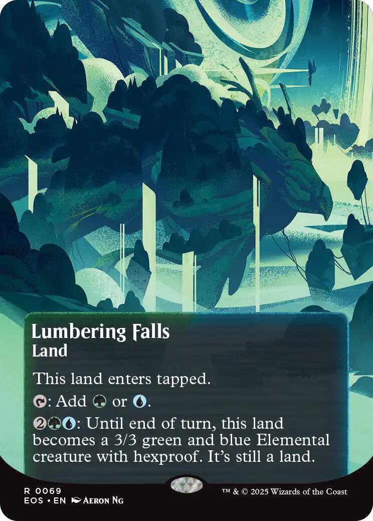Lumbering Falls (0069) (Borderless) [Edge of Eternities: Stellar Sights] | L.A. Mood Comics and Games