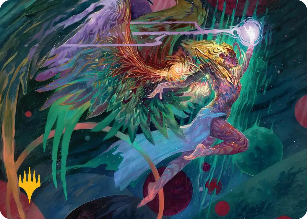 Exalted Sunborn Art Card (Gold-Stamped Signature) [Edge of Eternities Art Series] | L.A. Mood Comics and Games