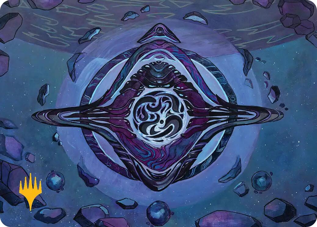 Archenemy's Charm Art Card (Gold-Stamped Planeswalker Symbol) [Edge of Eternities Art Series] | L.A. Mood Comics and Games