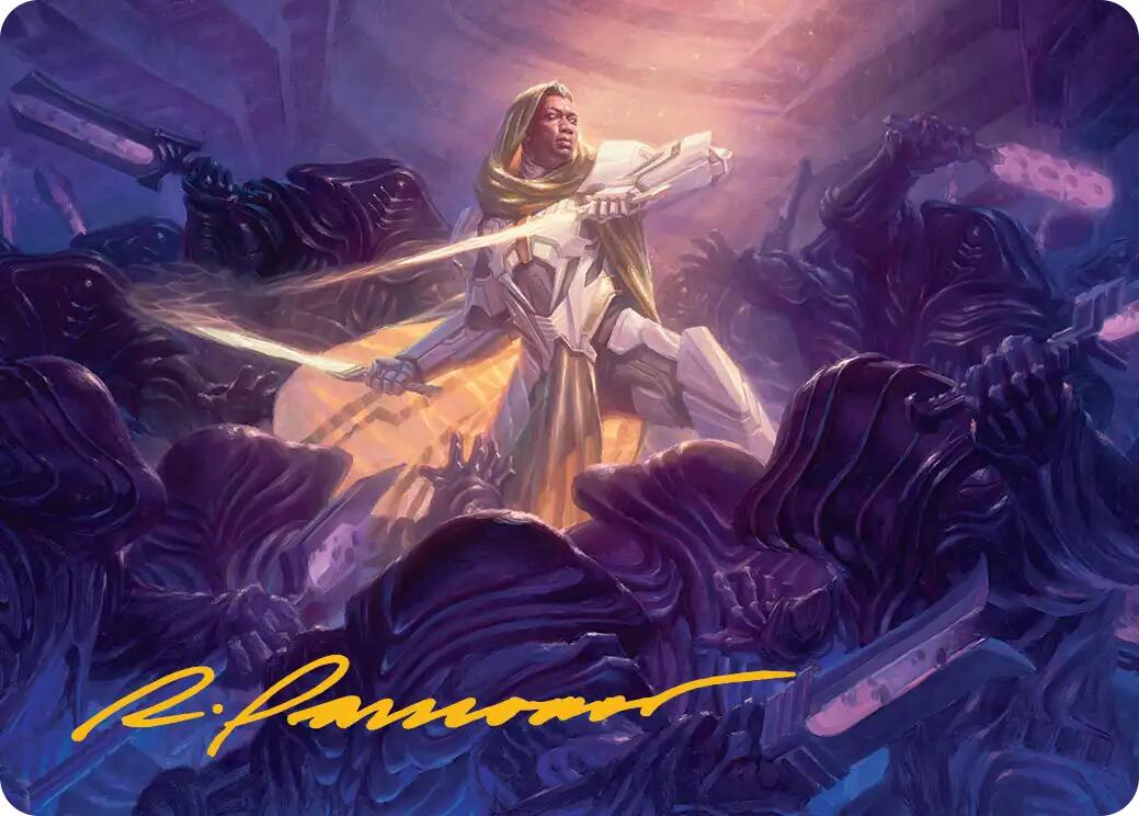 Syr Vondam, Sunstar Exemplar Art Card (Gold-Stamped Signature) [Edge of Eternities Art Series] | L.A. Mood Comics and Games