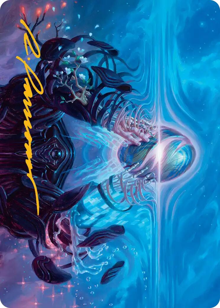 The Endstone Art Card (Gold-Stamped Signature) [Edge of Eternities Art Series] | L.A. Mood Comics and Games