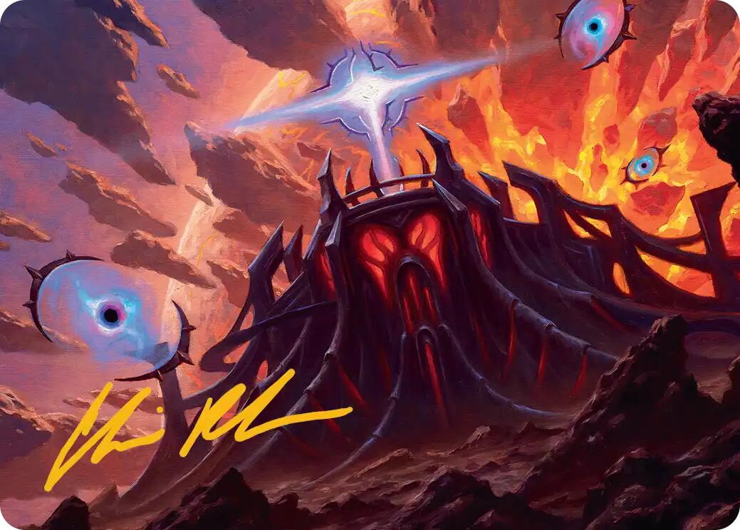 Secluded Starforge Art Card (Gold-Stamped Signature) [Edge of Eternities Art Series] | L.A. Mood Comics and Games