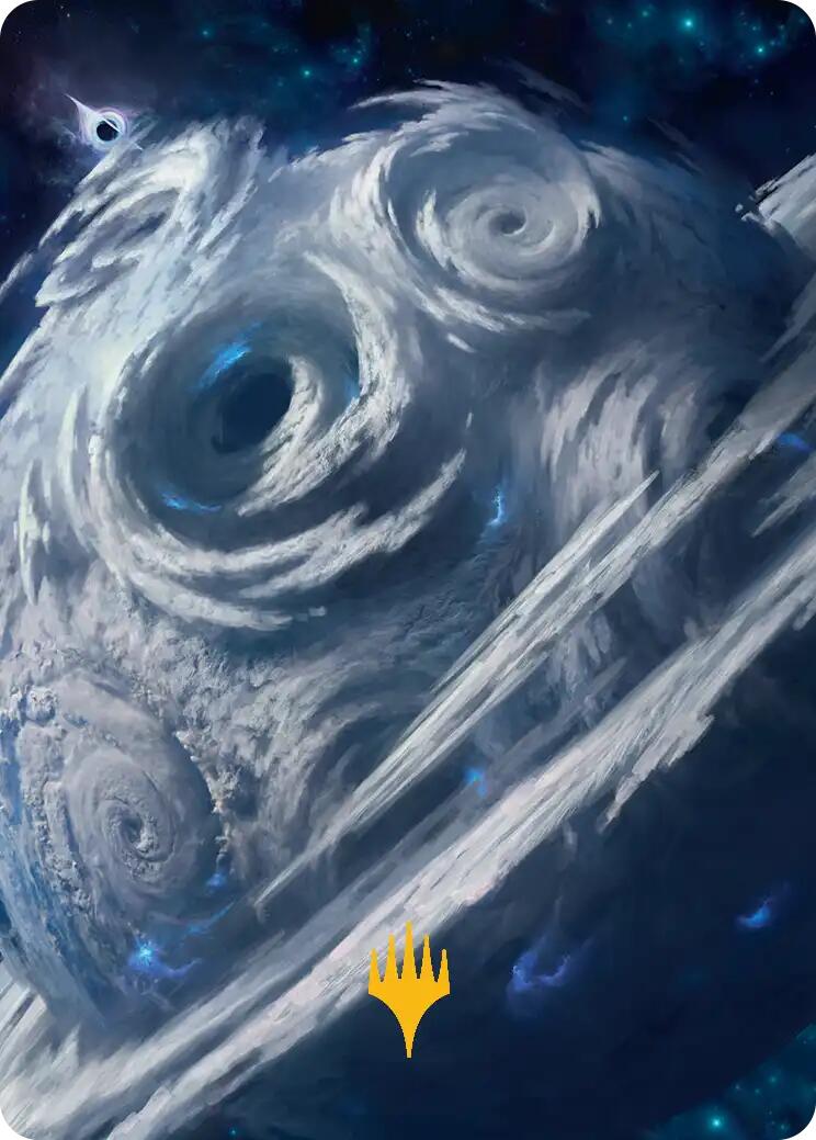 Uthros, Titanic Godcore Art Card (Gold-Stamped Planeswalker Symbol) [Edge of Eternities Art Series] | L.A. Mood Comics and Games
