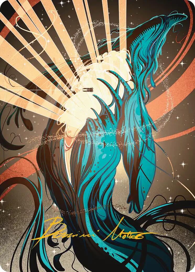 Swarmyard Art Card (Gold-Stamped Signature) [Edge of Eternities Art Series] | L.A. Mood Comics and Games