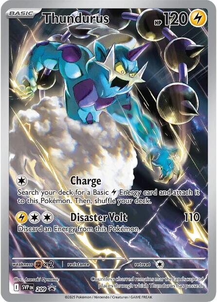Thundurus (209) [Scarlet & Violet: Black Star Promos] | L.A. Mood Comics and Games