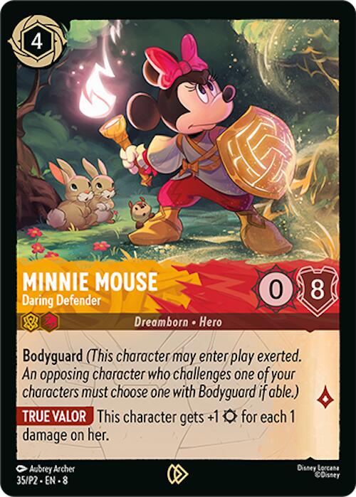 Minnie Mouse - Daring Defender (35) [Promo Cards] | L.A. Mood Comics and Games