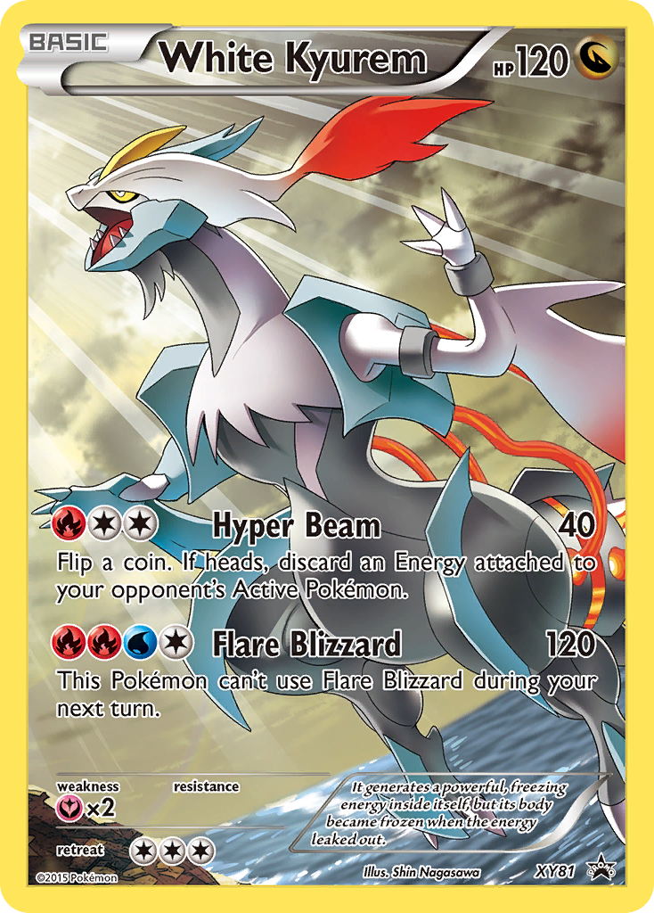 White Kyurem (XY81) (Full Art Promo) [XY: Black Star Promos] | L.A. Mood Comics and Games