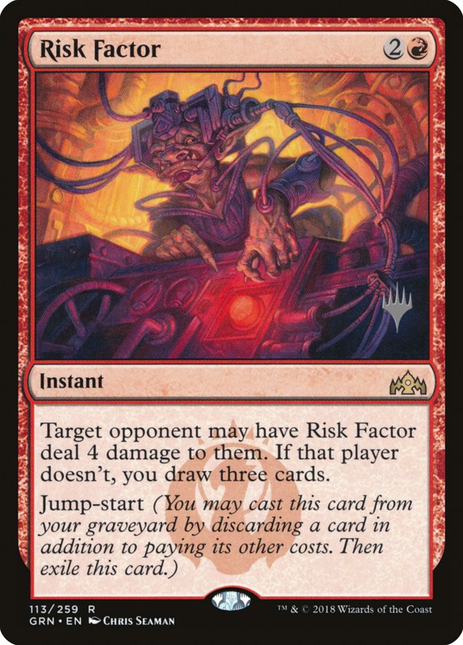 Risk Factor (Promo Pack) [Guilds of Ravnica Promos] | L.A. Mood Comics and Games