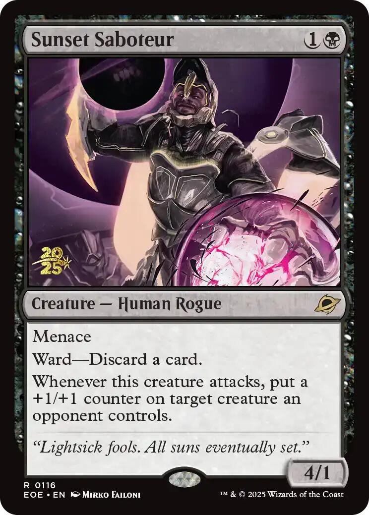 Sunset Saboteur [Edge of Eternities Prerelease Promos] | L.A. Mood Comics and Games