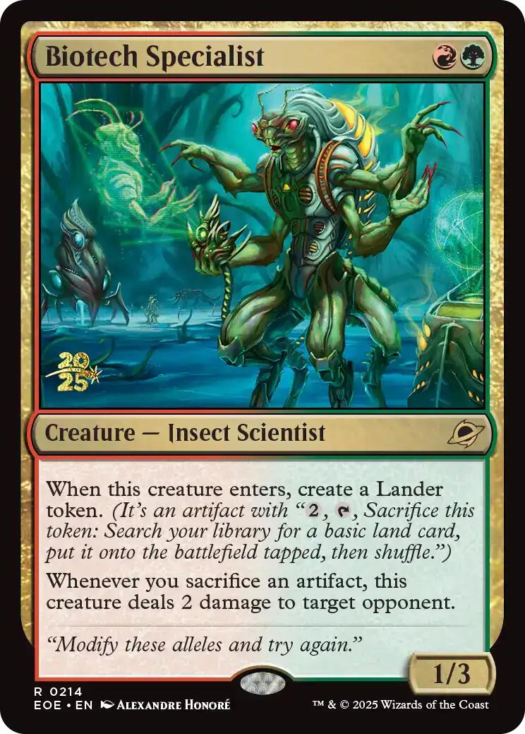 Biotech Specialist [Edge of Eternities Prerelease Promos] | L.A. Mood Comics and Games