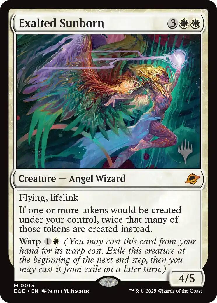 Exalted Sunborn (Promo Pack) [Edge of Eternities Promo Pack] | L.A. Mood Comics and Games