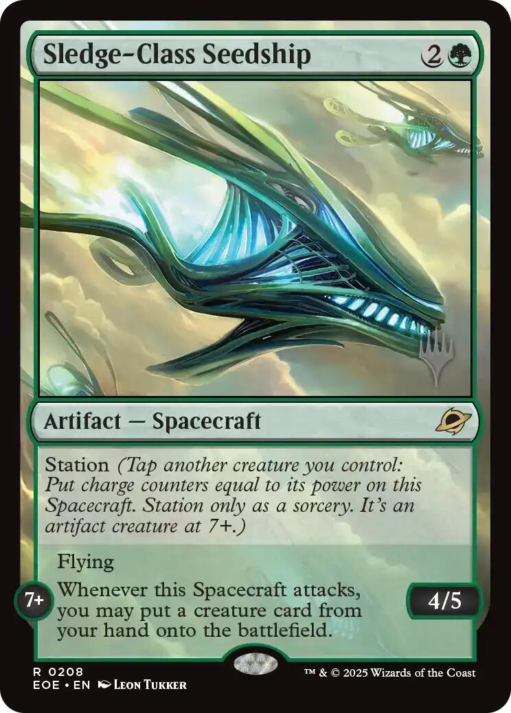 Sledge-Class Seedship [Edge of Eternities Promo Pack] | L.A. Mood Comics and Games