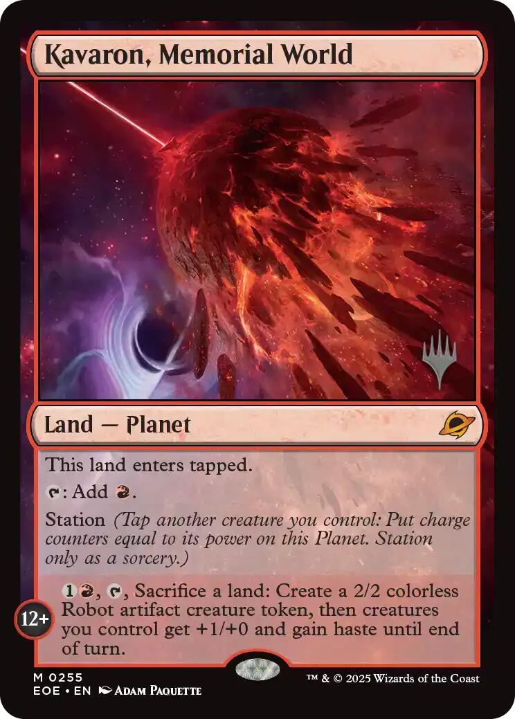 Kavaron, Memorial World [Edge of Eternities Promo Pack] | L.A. Mood Comics and Games