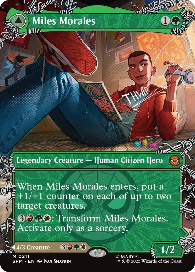 Miles Morales (0211) (Borderless) [Marvel's Spider-Man] | L.A. Mood Comics and Games