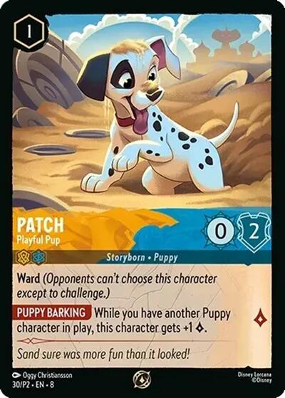 Patch - Playful Pup (30/P2) [Promo Cards] | L.A. Mood Comics and Games