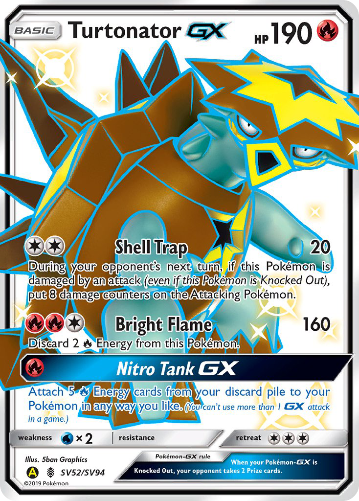 Turtonator GX (SV52/SV94) [Sun & Moon: Hidden Fates - Shiny Vault] | L.A. Mood Comics and Games