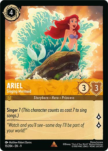 Ariel - Singing Mermaid (15/204) [Fabled] | L.A. Mood Comics and Games