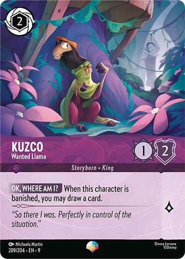 Kuzco - Wanted Llama (Epic) (209/204) [Fabled] | L.A. Mood Comics and Games