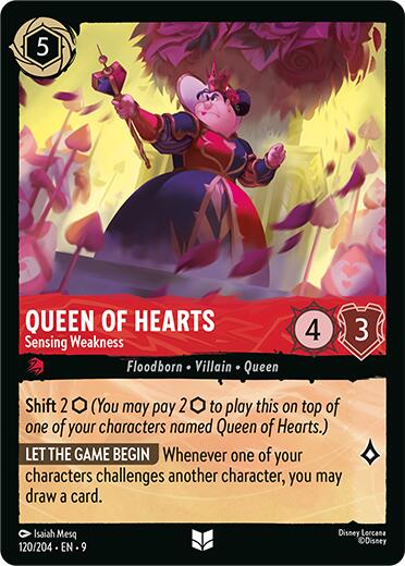 Queen of Hearts - Sensing Weakness (120/204) [Fabled] | L.A. Mood Comics and Games