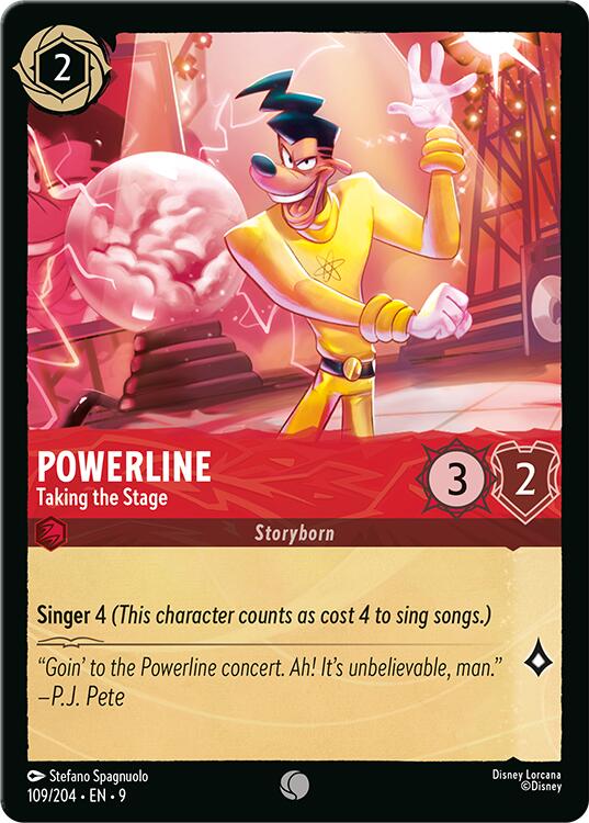 Powerline - Taking the Stage (109/204) [Fabled] | L.A. Mood Comics and Games