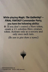 Blank Hero Token [FINAL FANTASY Tokens] | L.A. Mood Comics and Games