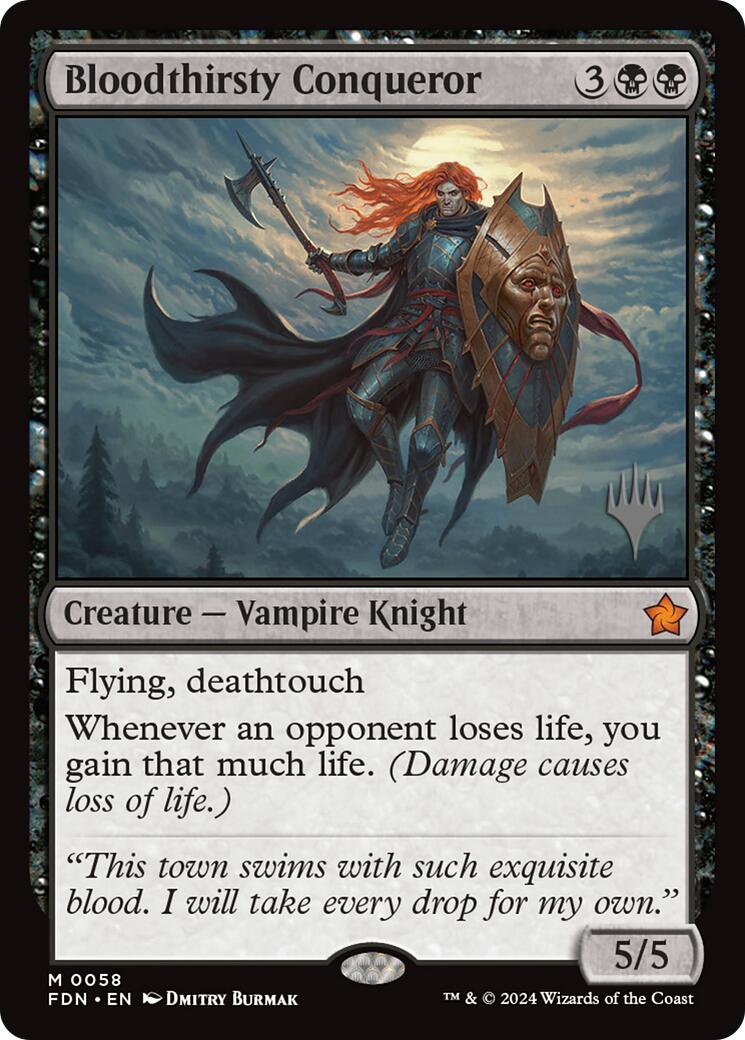Bloodthirsty Conqueror (Promo Pack) [Foundations Promos] | L.A. Mood Comics and Games