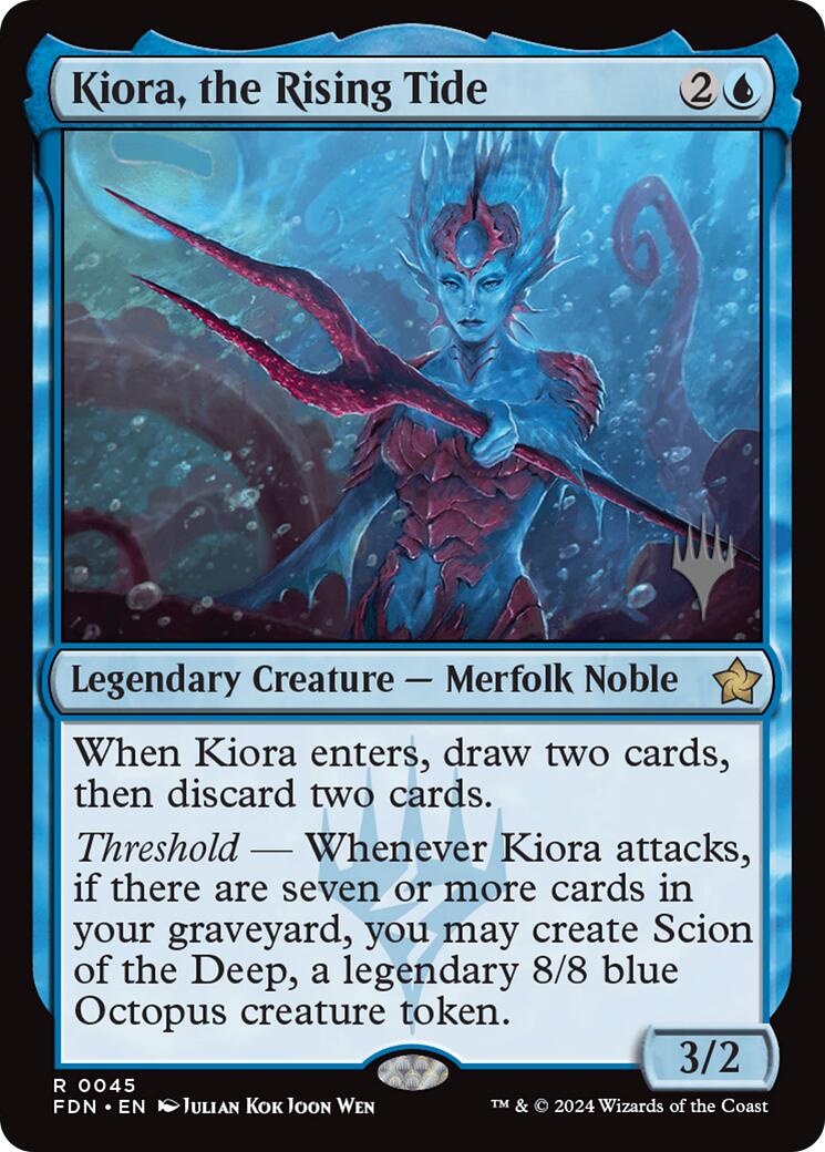 Kiora, the Rising Tide [Edge of Eternities Promo Pack] | L.A. Mood Comics and Games