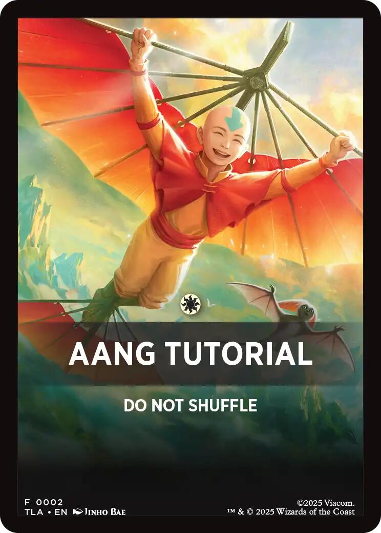 Aang Tutorial Theme Card [Avatar: The Last Airbender Tokens] | L.A. Mood Comics and Games